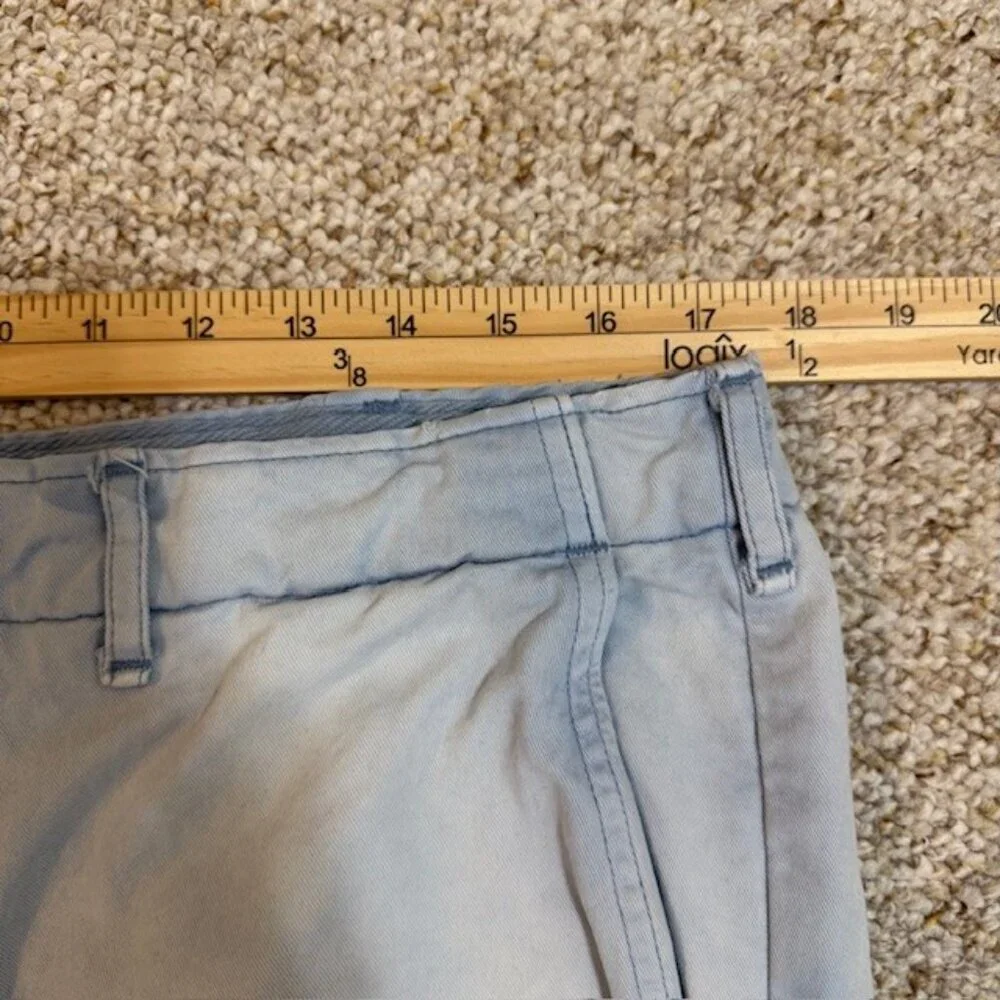 Vintage Abercrombie And Fitch Men’s Distressed Cut Off Blue Shorts Size 33 - Picture 6 of 12